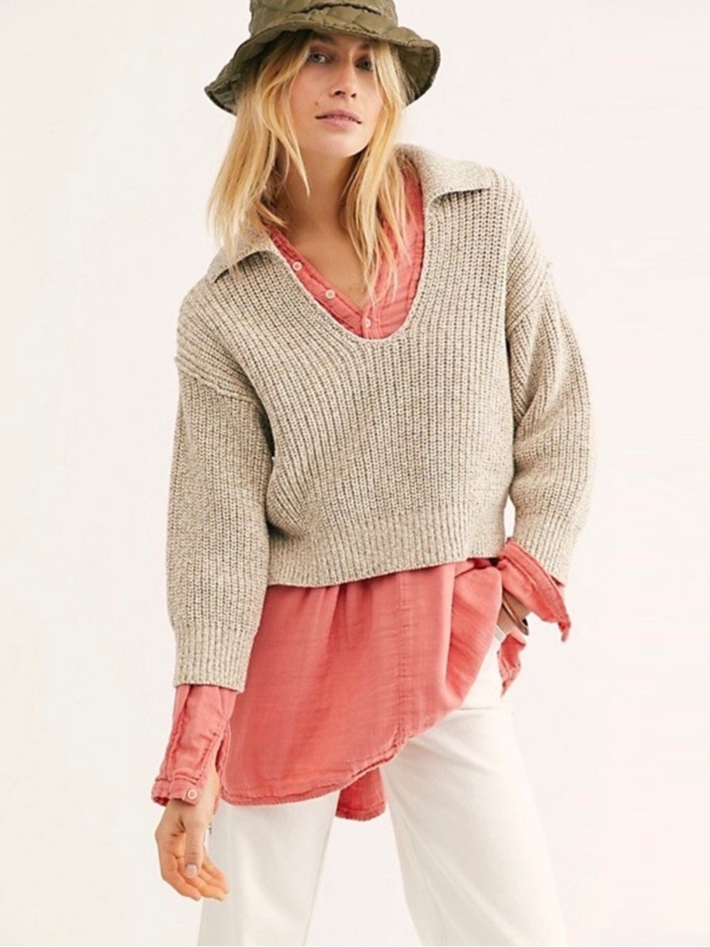 Free People Love This City Sweater